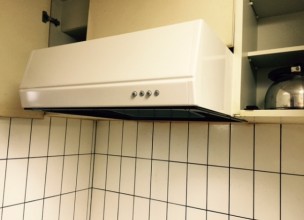 神奈川県綾瀬市　矢部商店　様　レンジフードの交換・お取り替え工事