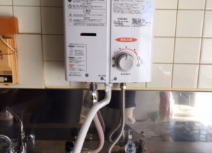 【ガス瞬間湯沸かし器交換】キッチンの小型湯沸し器のお取替工事【横浜市栄区】