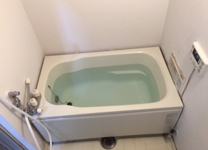 【風呂釜移設】ホールインワン風呂釜＆浴槽の移設工事【横浜市南区】