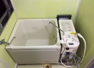 【アパートの風呂釜交換】バランス釜のお取替工事【東京都北区】