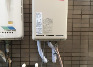 【ノーリツGQ-1604WSの交換】アパートの給湯器のお取り替え工事【東京都世田谷区】