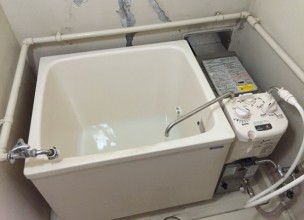 バランス釜交換　横浜市戸塚区【神奈川県営住宅でのバランス釜のお取り替え工事】