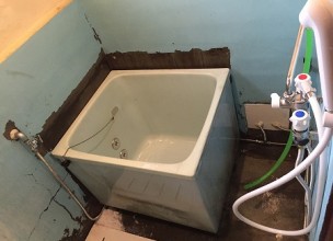 風呂釜から給湯器への交換工事【厚木市】