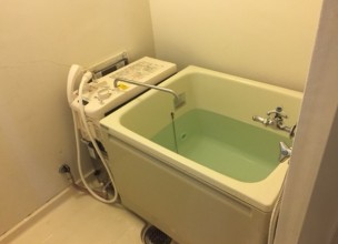 【警察公舎】風呂釜の新規取り付け工事【横須賀市追浜本町】