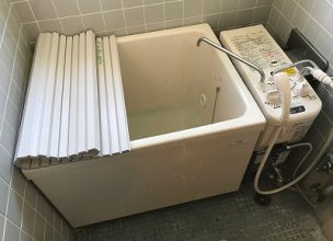 【共用給排気筒用風呂釜】SR-SDの交換工事【横浜市金沢区】