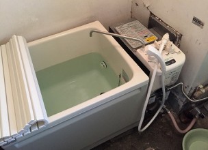 【ガスターKG-806BFK-FSH1交換】団地用風呂釜のお取替え工事【都営住宅 in 東京都三鷹市】