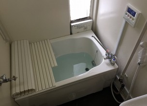 【警察公舎】風呂釜の新規設置工事【公務員住宅 in 大和市】