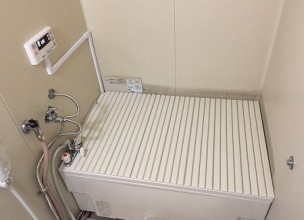 バランス釜→ホールインワン風呂釜交換工事【三浦郡葉山町】