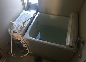 【団地ご入居時のお風呂】風呂釜＆浴槽セットの新規取り付け工事【市営住宅 in 小田原市】