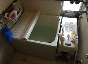ホールインワン給湯器からバランス釜への交換工事【UR都市機構松が谷団地 in 八王子市】