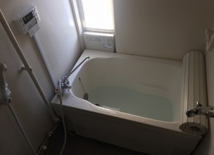 【市営住宅のお風呂】ホールインワン風呂釜セットの新規取り付け工事【横須賀市】