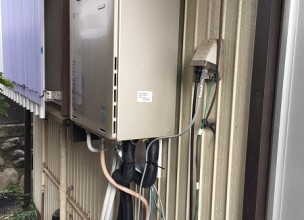 ふろがま＆給湯専用給湯器を、エコジョーズ1台にまとめる工事【綾瀬市寺尾南】