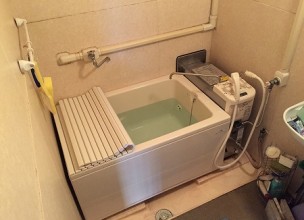 【共有ダクト設置専用】バランス釜＆110cm浴槽への交換工事【横浜市南区】