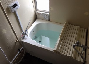 【団地ご入居時のお風呂】広い浴槽と団地用風呂釜の新規設置工事【横浜市緑区東本郷】