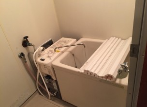 パーパス風呂釜TP-BF510? いいえ、TP-BFS10のお取替え工事【横浜市緑区霧が丘】