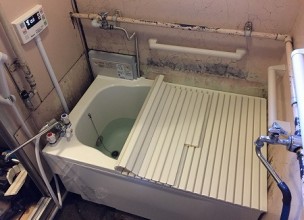【ガスター SR-S】バランス釜からホールインワン給湯器への交換工事【都営住宅 in 東京都江東区東砂】