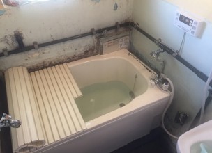 バランス釜からパックイン給湯への交換工事！？【都営住宅 in 東京都清瀬市】