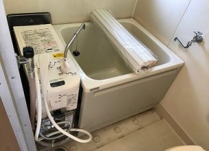 【団地の風呂釜交換】ガス釜＆浴槽のお取替え工事【東京都中野区】