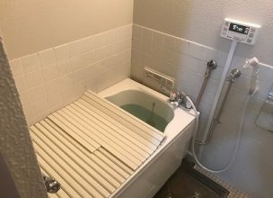 【警察公舎】風呂釜＆浴槽セットの新規設置工事【in 川崎市】