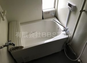 【お風呂の設置】団地用広い浴槽セットの新規取り付け工事【市営住宅 in 横須賀市阿部倉】