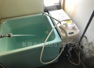 【長府製作所製風呂釜 BFS-636S】バランス釜の交換工事【県営住宅 in 大和市】