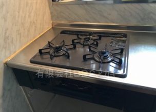 【キッチンのガスコンロのお取替え】ビルトインコンロの交換工事【神奈川県綾瀬市】