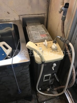 RBF-SBN-FX-L-Tからのお取り替え工事【都営住宅 in 東京都荒川区】リンナイ製風呂釜を最新型のRBF-ASBNに交換しました。その時の施工実績です。その2