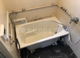 【バランス釜から壁貫通型給湯器】団地のお風呂のリフォーム工事【都営住宅 in 東京都町田市】