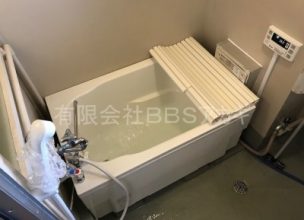 おいだき無しシャワー専用給湯器セットの新規設置工事【都営住宅 in 東京都中野区】