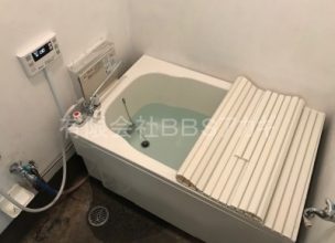 【団地ご入居時】広い浴槽＆ガス給湯器の新規取り付け工事【市営住宅 in 川崎市幸区】