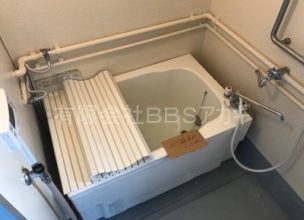 【広い浴槽】ホールインワン風呂釜セットの新規取り付け工事【都営住宅 in 府中市】