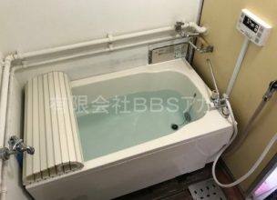 【JKKのお風呂のリフォーム】団地用バランス釜からホールインワンへのリフォーム工事【都営住宅 in 府中市】