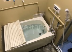 【ガスターKG-813BFA-FXSH2】団地用風呂釜の交換工事【都営住宅 in 大田区本羽田】