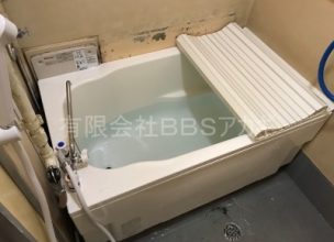 【JKKのお風呂のリフォーム】バランス釜から広い浴槽へリフォームする工事【都営住宅 in 町田市】