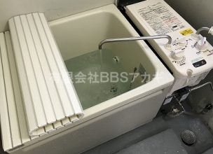 【公務員住宅ご入居時のお風呂の設置】風呂釜+浴槽セットの新規取り付け工事【宿舎 in 世田谷区】