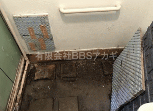 【jkk退去時の原状回復】風呂釜＆広い浴槽セットの撤去処分工事【都営団地 in 東京都調布市国領町】