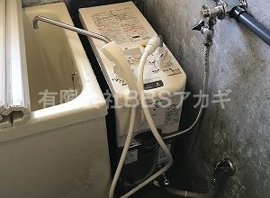 【バランス釜交換】団地用風呂釜のお取替え工事【多摩市】
