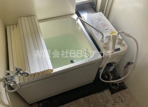 【団地ご入居時】ガス釜＆浴槽セットの新規取り付け工事【県営住宅 in 相模原市中央区】