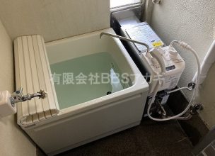 【BFS-637S（長府製作所）】ガス風呂釜の交換工事【県営住宅 in 中郡二宮町】