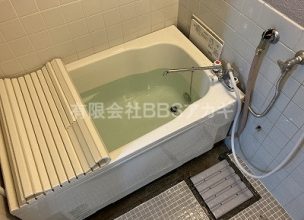 【公務員住宅ご入居時】風呂釜＆浴槽の新規設置工事【公務員住宅 in 横浜市鶴見区】