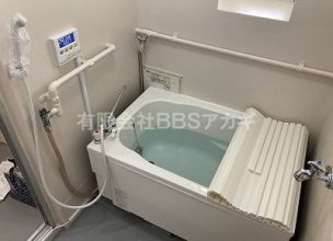 【バランス釜じゃない風呂釜】団地用ホールインワンの新規設置工事【区営住宅 in 東京都中野区】