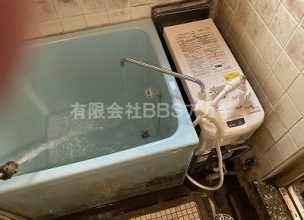 【ガスター　SR-80S2】団地用バランス釜の交換工事【公営住宅 in 川崎市多摩区】