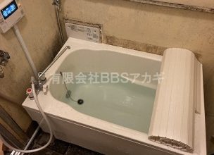 【団地のお風呂のリフォーム】バランス釜からホールインワンへの交換工事【都営住宅 in 東京都江戸川区】