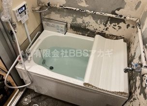 【団地のお風呂のリフォーム】バランス釜から壁貫通型給湯器への交換工事【都営住宅 in 東京都練馬区】