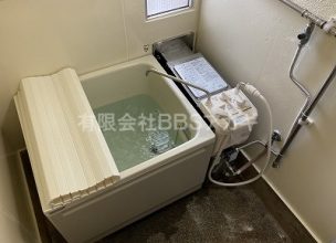 【公営住宅】団地用バランス釜＆浴槽の新規取り付け工事【県営住宅 in 相模原市中央区】