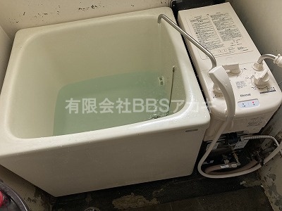 ガスター製風呂釜「KG-813BFA-FXSH1」を交換する工事を行いました。【県営住宅 in 川崎市麻生区】
