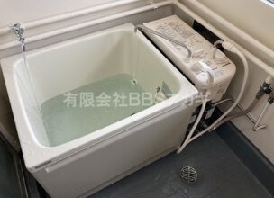 県営住宅へご入居の際の、お風呂の新規取り付け工事を行いました。【県営住宅 in 小田原市】