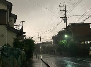 ゲリラ豪雨は突然に