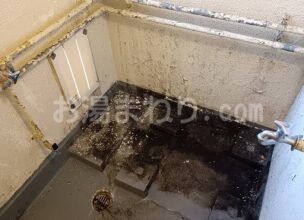 【団地用風呂釜撤去工事】バランス釜＆浴槽＆キッチンのガス湯沸かし器の取り外し＆処分【県営住宅 in 秦野市】