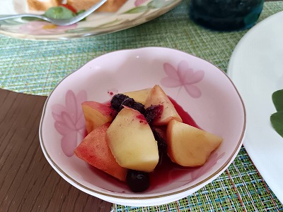 さわやかな桃のデザートです☆